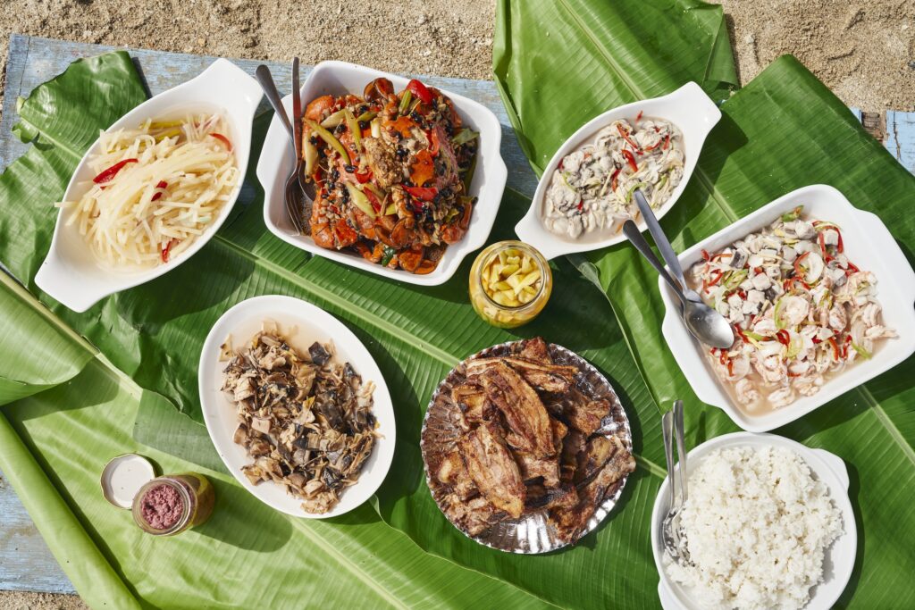 A traditional Filipino island barbecue with recipes from an archipelago